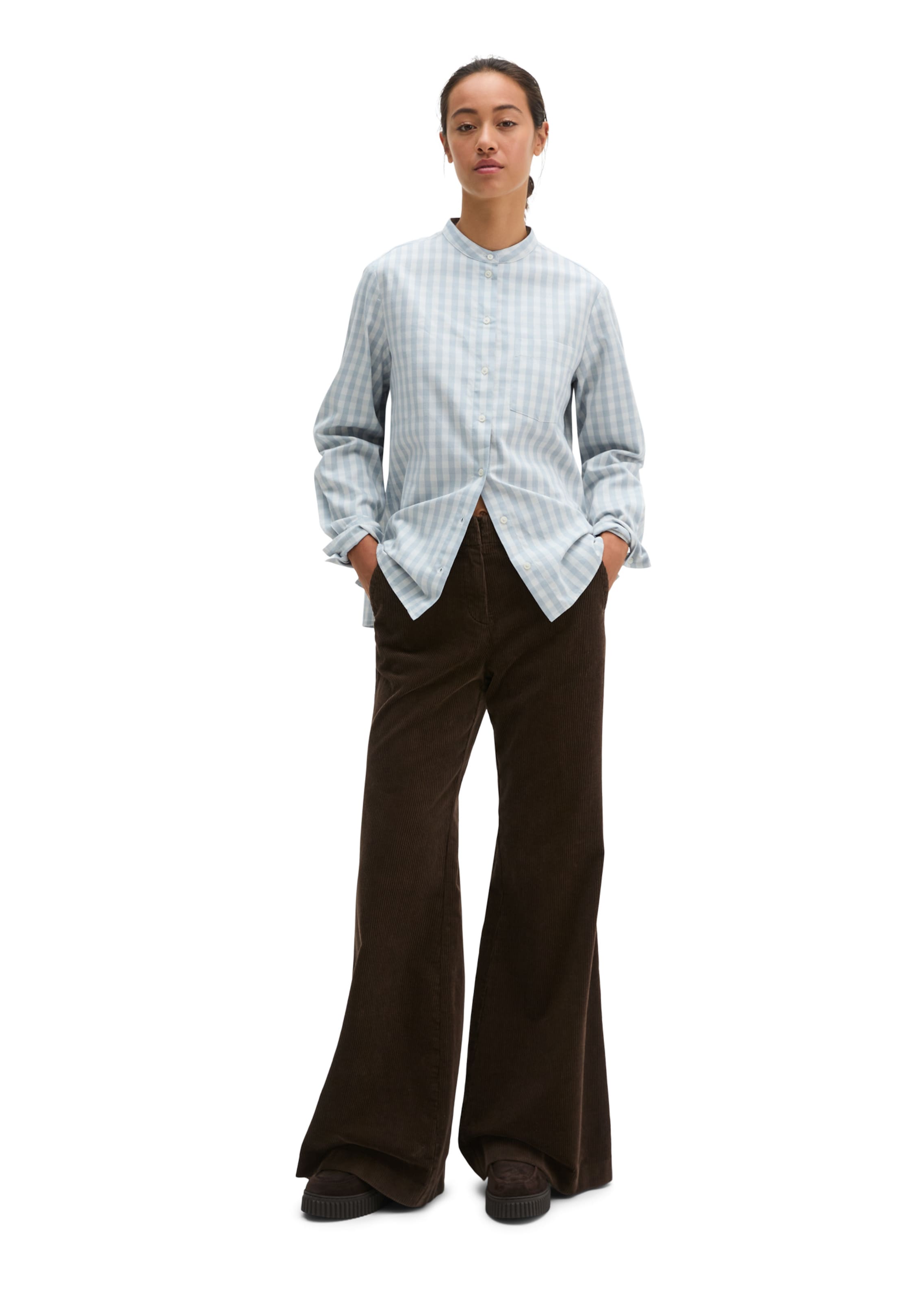 Marc O'Polo Blouse in Blauw: voorkant
