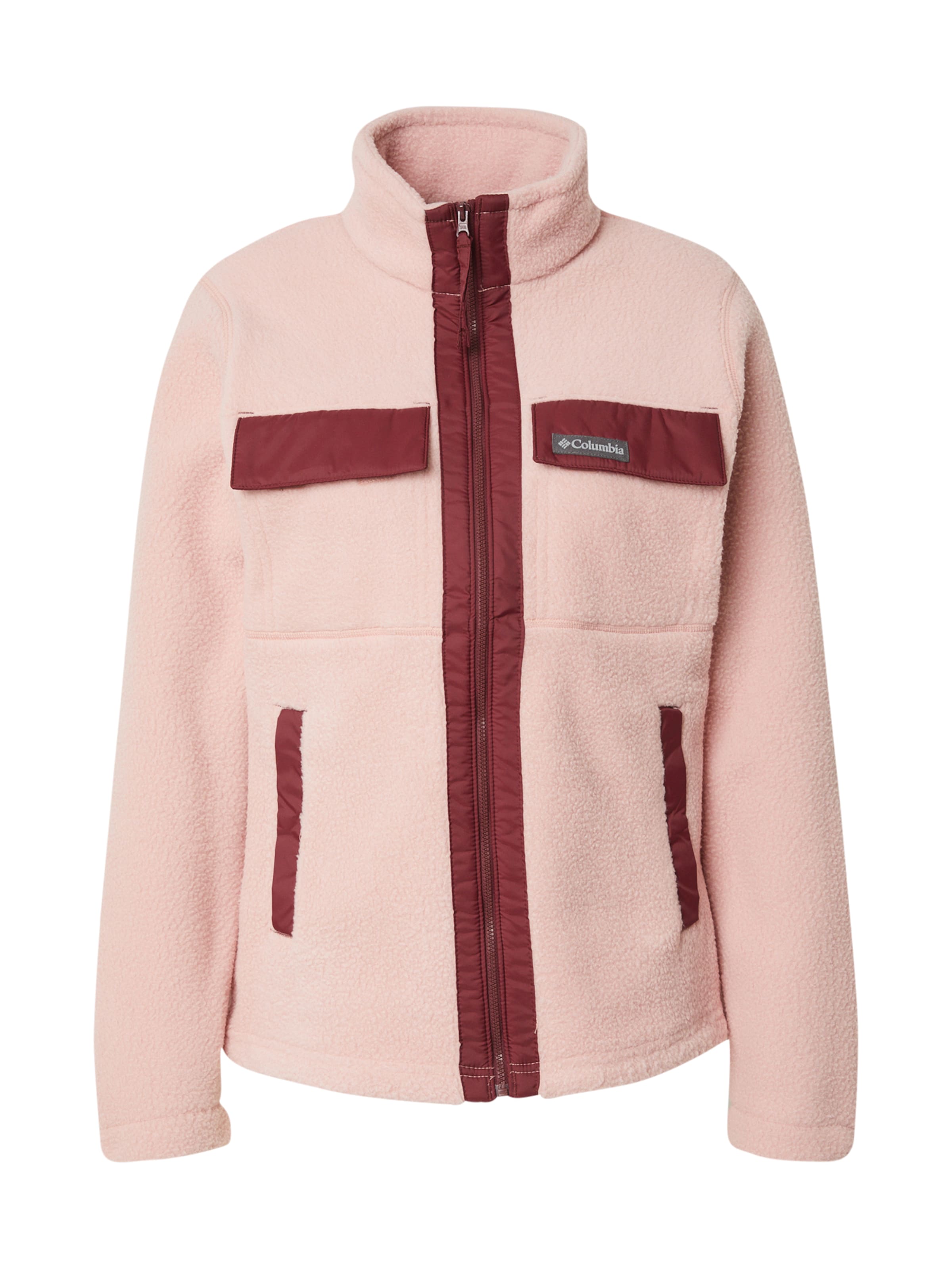 Veste en polaire fonctionnelle 'Juniper Peak' COLUMBIA en rose : devant
