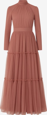 Robe de soirée 'LAYLA' fashionshowcase en orange : devant