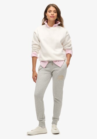 Superdry Tapered Broek in Beige
