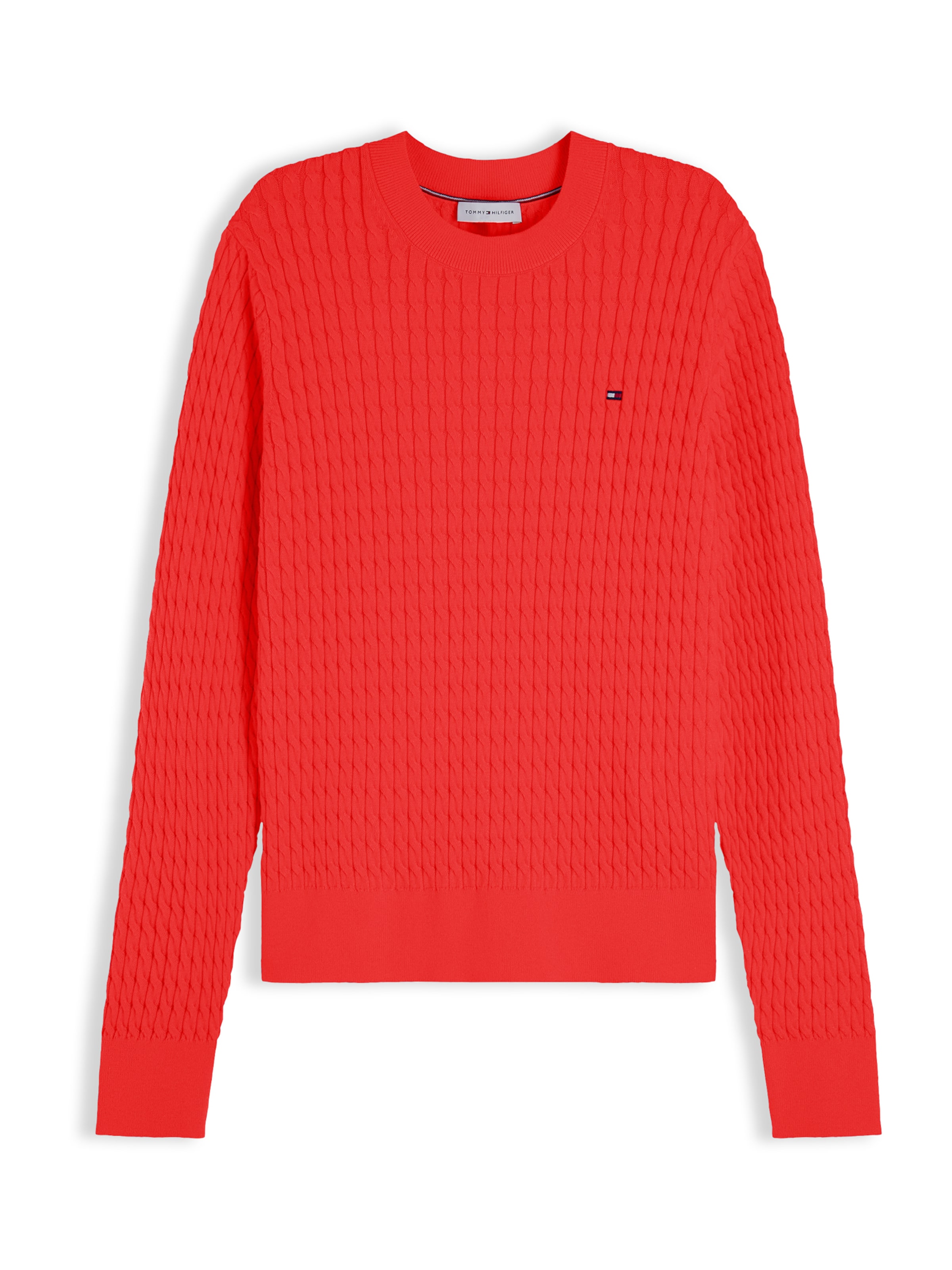 TOMMY HILFIGER Пуловер в червено: отпред