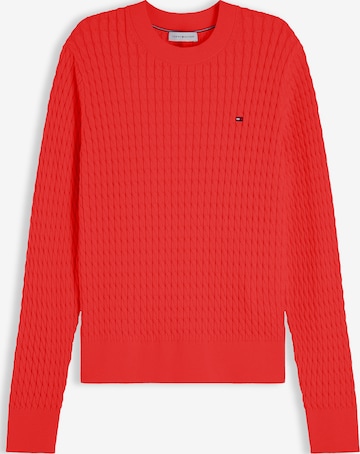 TOMMY HILFIGER Pulóver - piros: elől