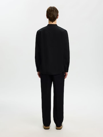 SELECTED Regular Fit Hemd 'SLHClay' in Schwarz