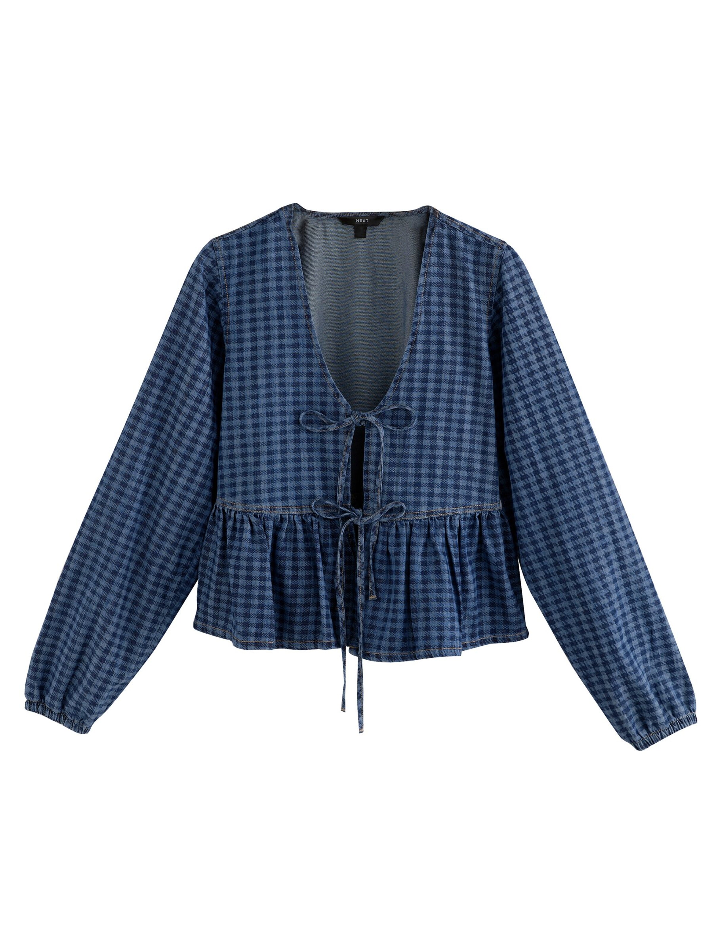 Next Blouse in Blue: front