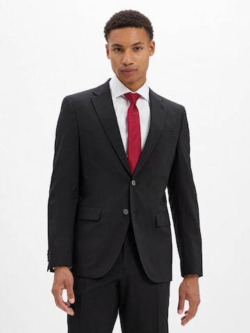 Coupe slim Costume 'H-Harvey-MM-C-NF' BOSS en noir : devant