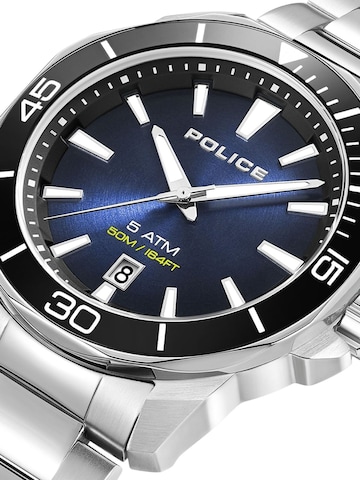 POLICE Analog Watch 'Date watch Thornton' in Blue