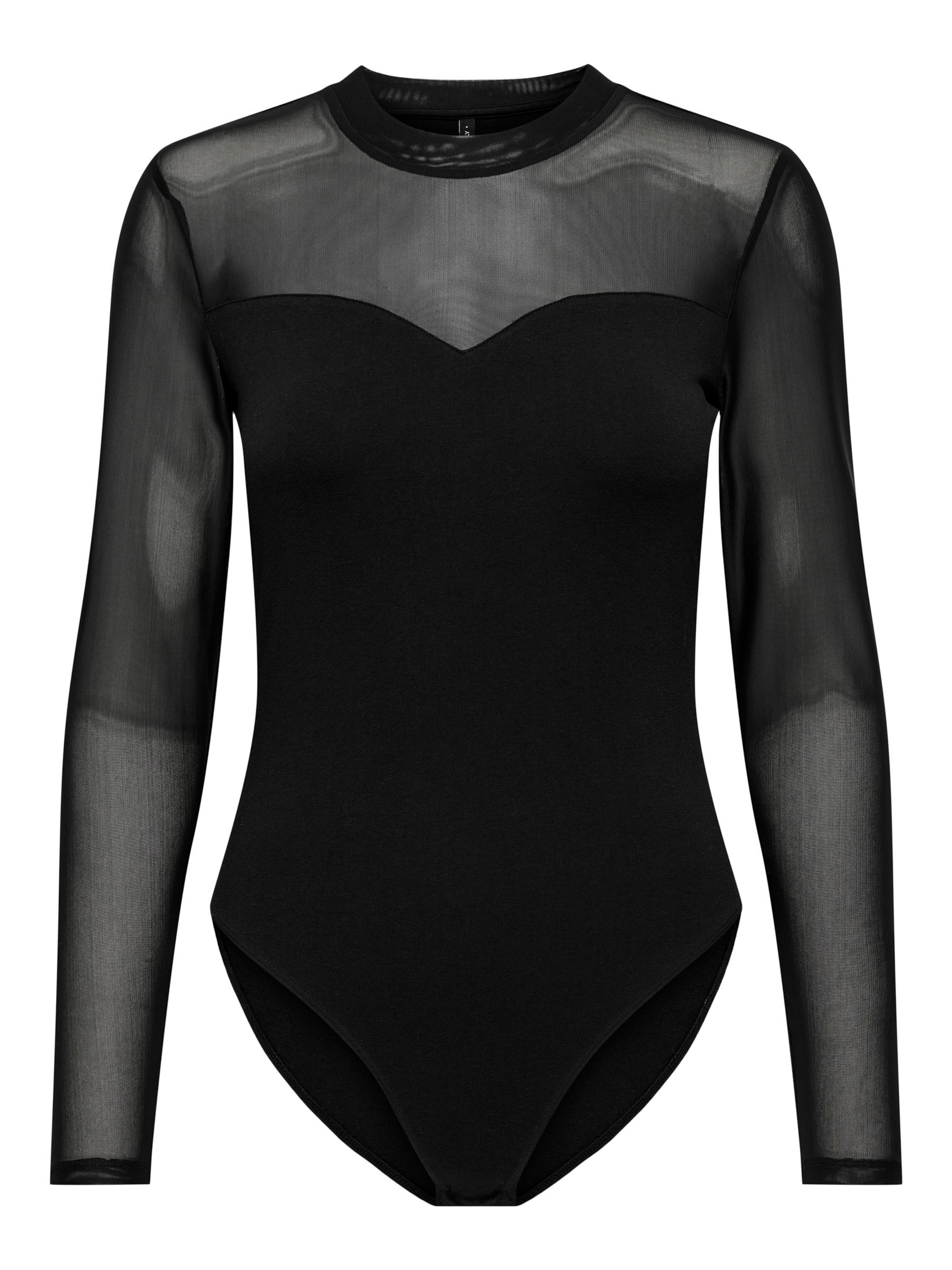 Shirtbody 'ONLLive' ONLY en noir : devant