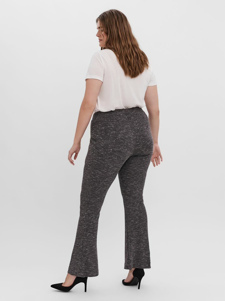 Plus size Odzież Vero Moda Curve Spodnie KAMMA w kolorze Ciemnoszarym 