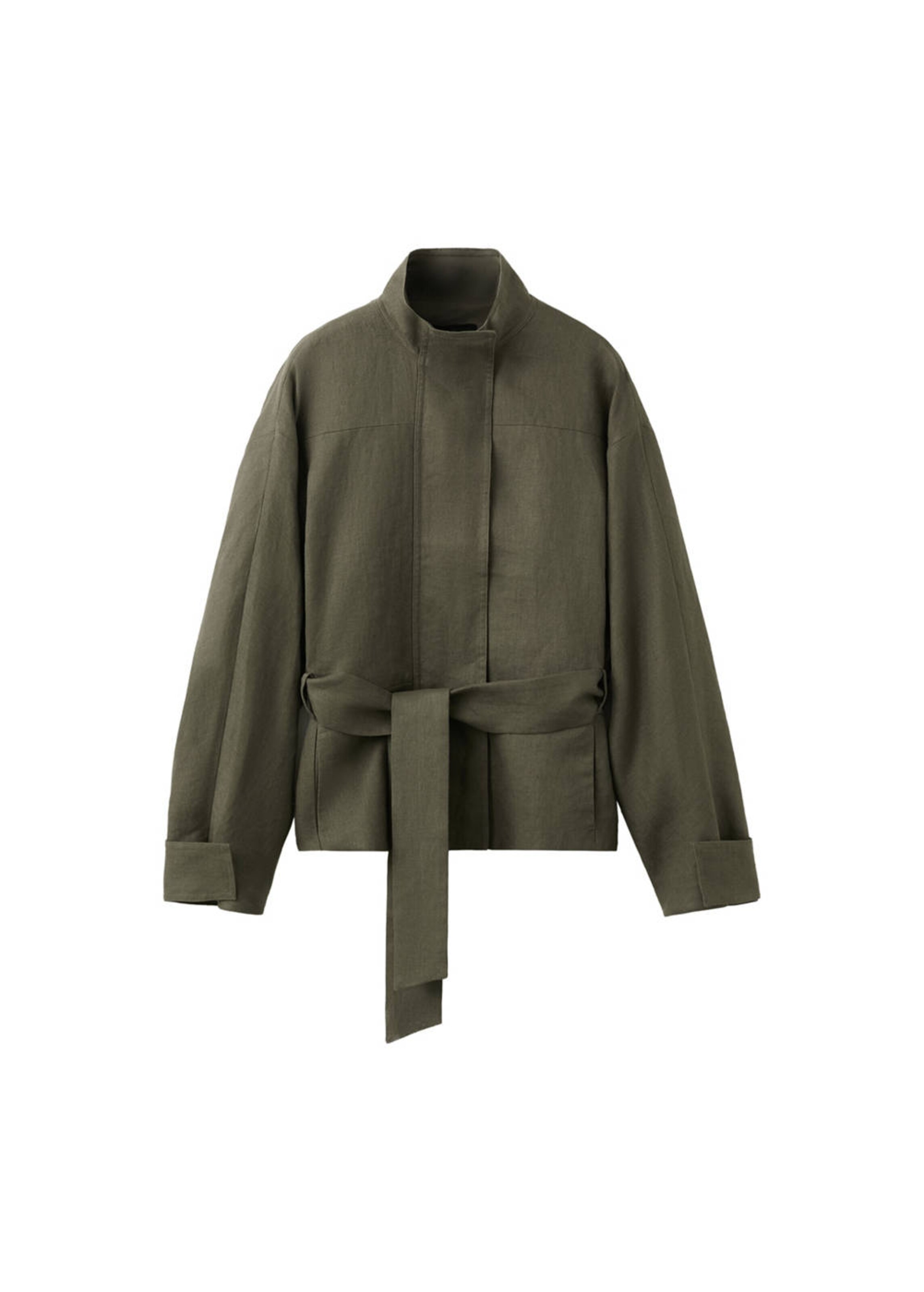 MANGO Between-Season Jacket 'Jack' in Green: front