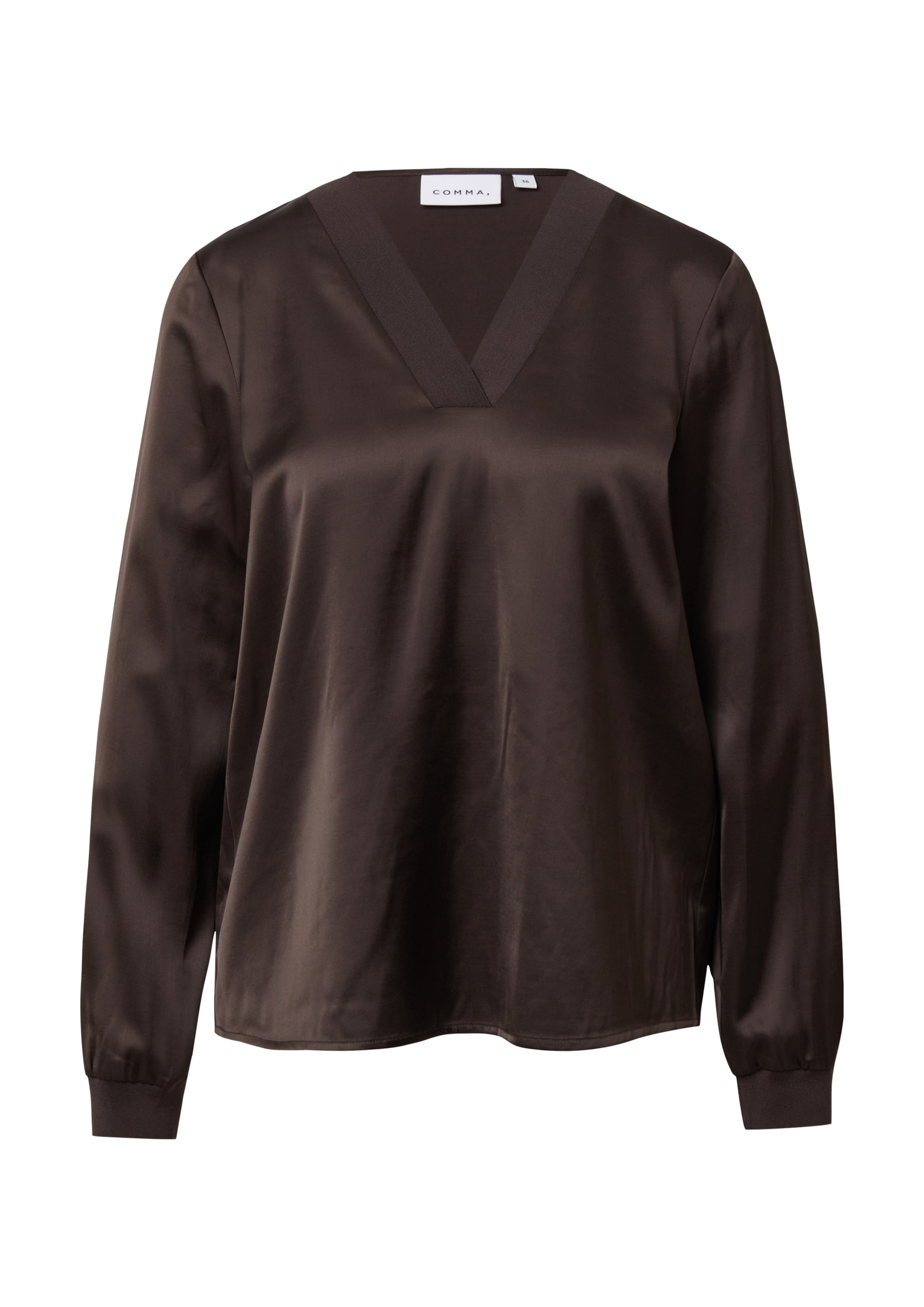 COMMA Bluse in Braun: Vorderseite