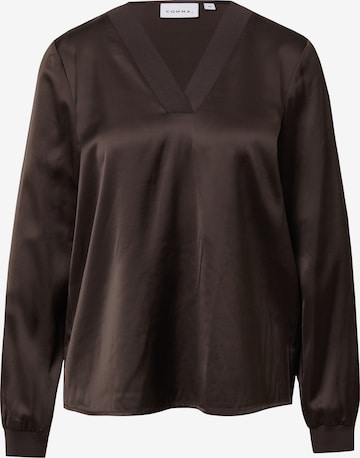 COMMA Bluse in Braun: Vorderseite