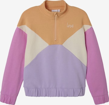 Sweat-shirt NAME IT en rose : devant