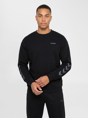 Hummel Sports sweatshirt 'KEEPER CHEVRON' in Black: front