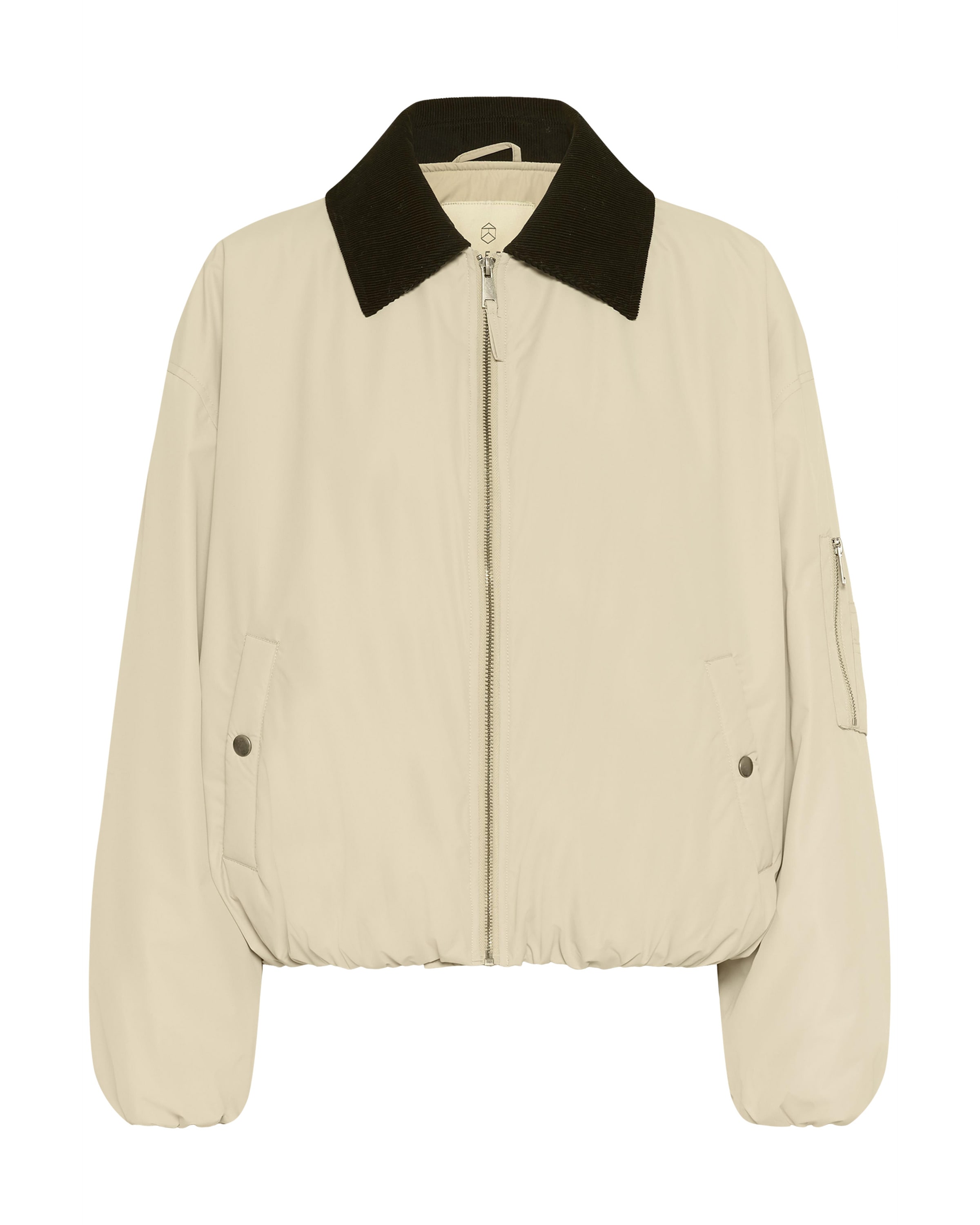 Veste mi-saison 'KAroska' Kaffe en beige : devant