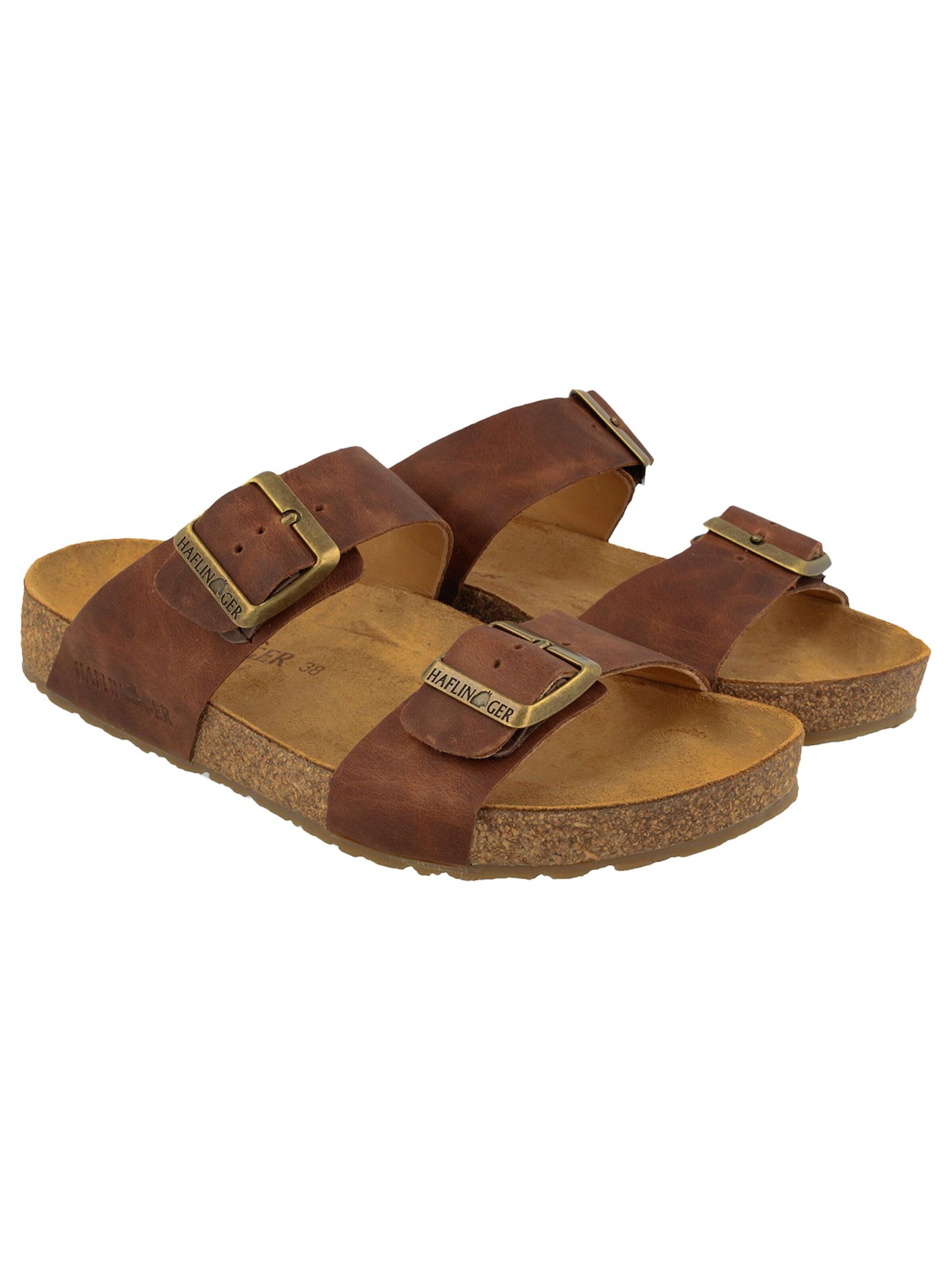 HAFLINGER Mules 'Bio Andrea' in Brown