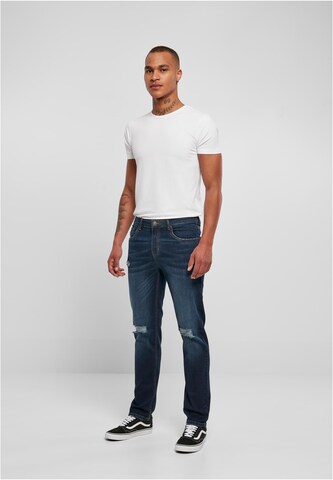 Urban Classics Slim fit Jeans in Blue