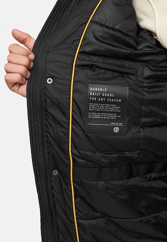 INDICODE JEANS Winterjas 'Studs' in Zwart