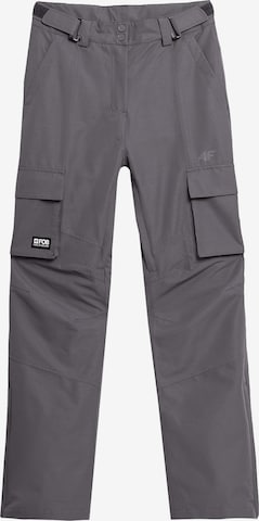 4F Regular Outdoor trousers in Grey: front