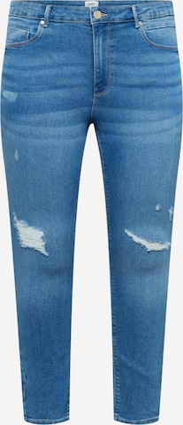 ONLY Curve Jeans 'DAISY' in Blauw: voorkant