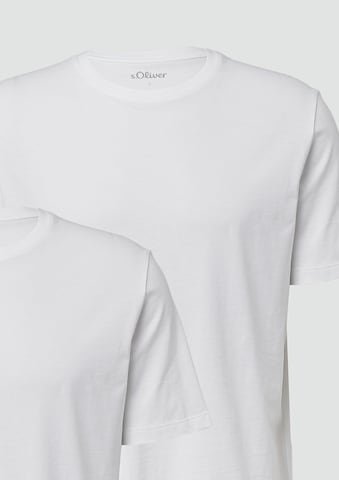 T-Shirt s.Oliver en blanc
