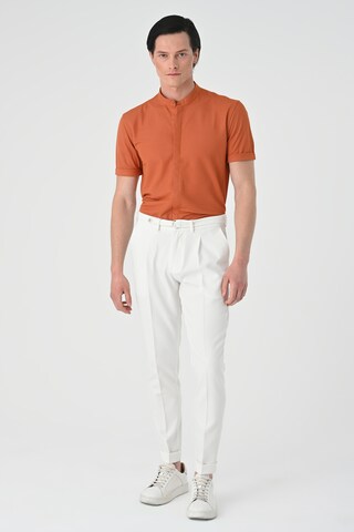 Antioch Slim fit Button Up Shirt in Orange