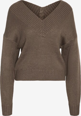 Noisy may Sweater 'Sanny' in Brown: front