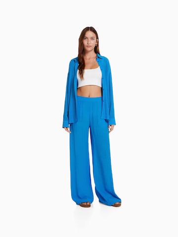 Chemisier Bershka en bleu