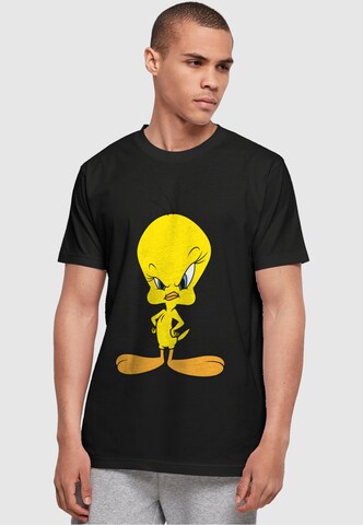 ABSOLUTE CULT Shirt 'Looney Tunes - Angry Tweety' in Black: front