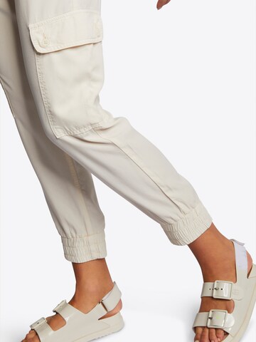 Rich & Royal - Tapered Pantalón cargo en blanco