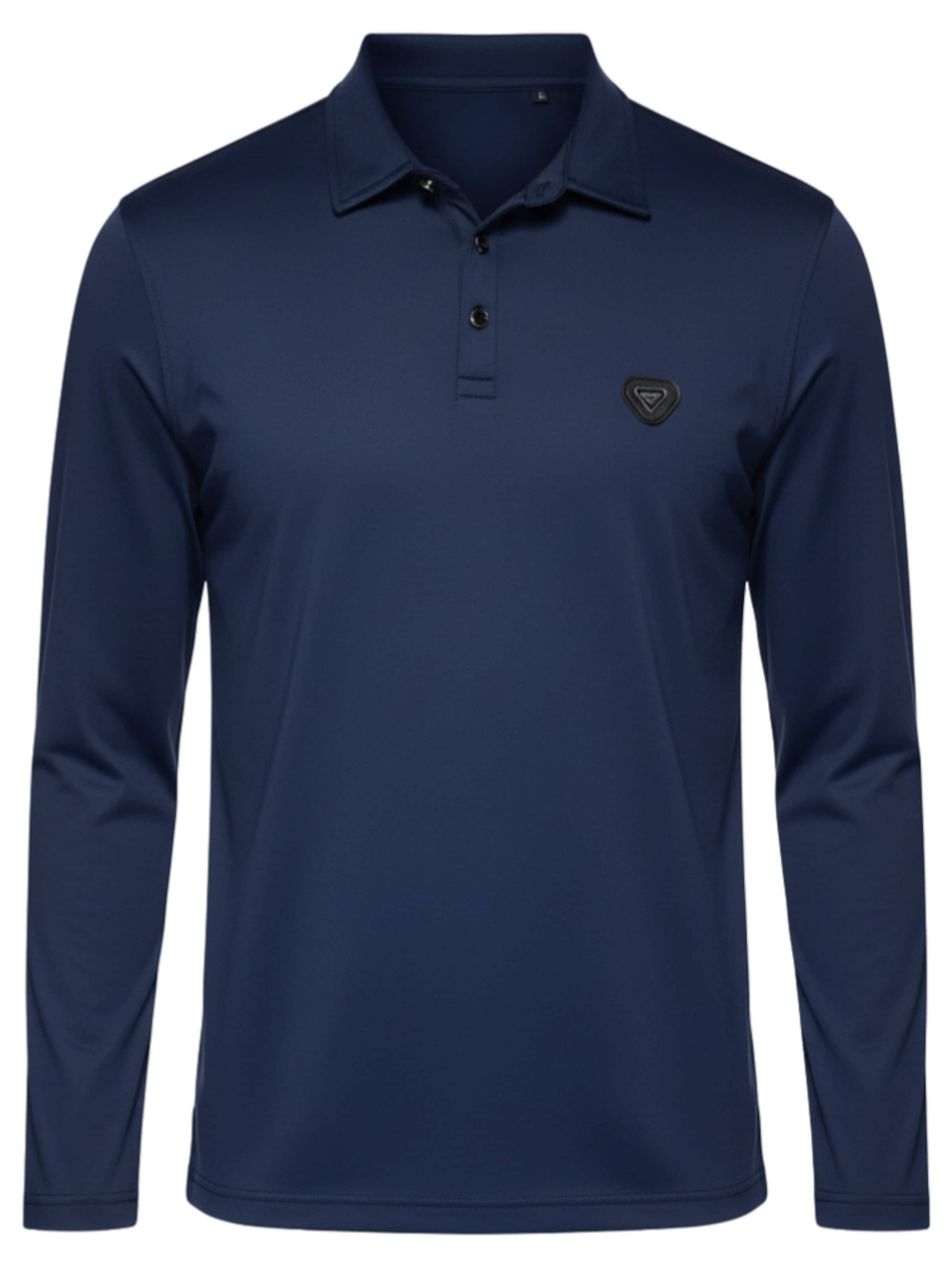 Ombre Shirt '0139' in Blauw: voorkant