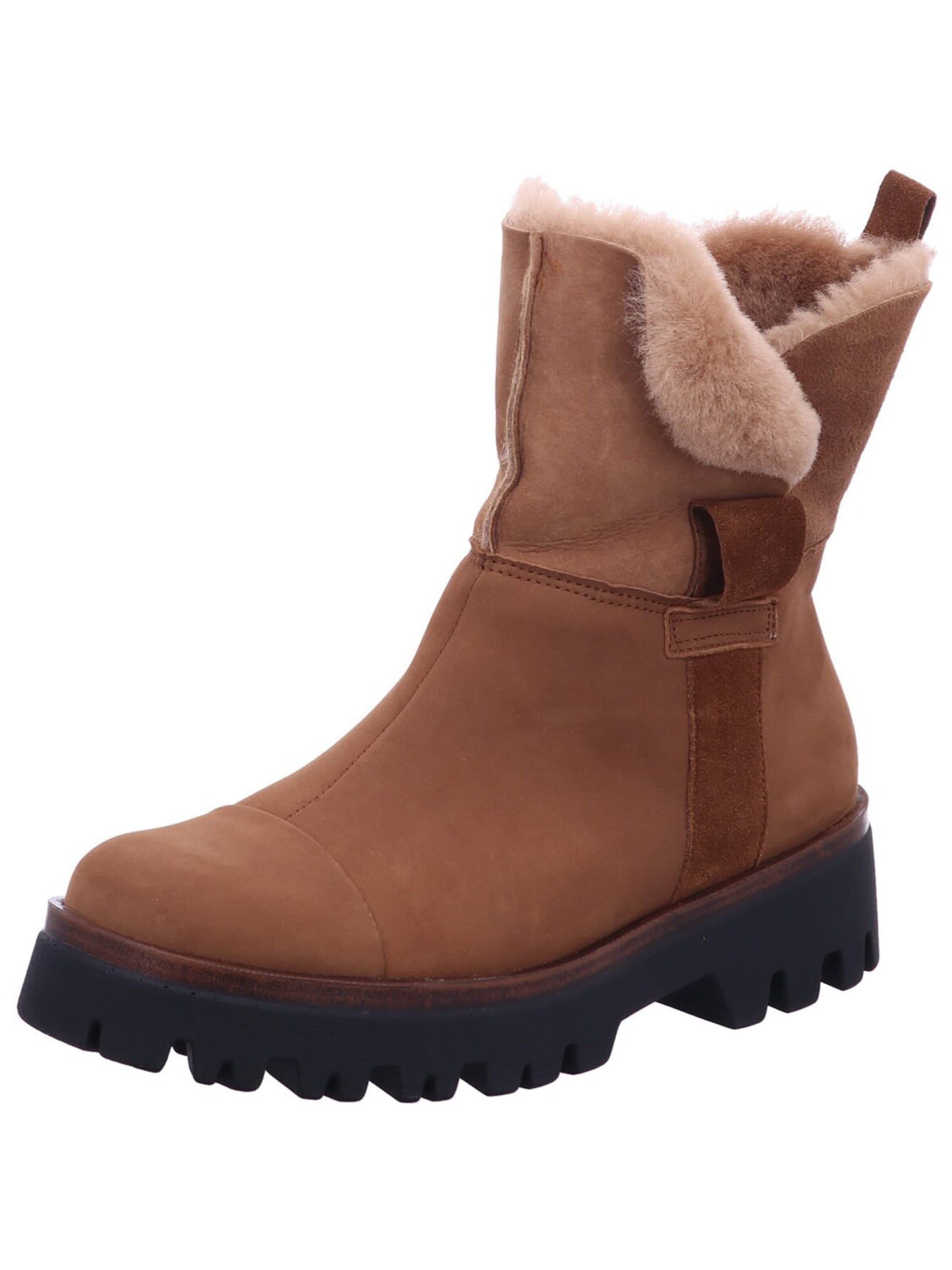 Boots 'Winterstiefel Damen 732804 300 141 Nubukleder in braun' WALDLÄUFER en marron : devant