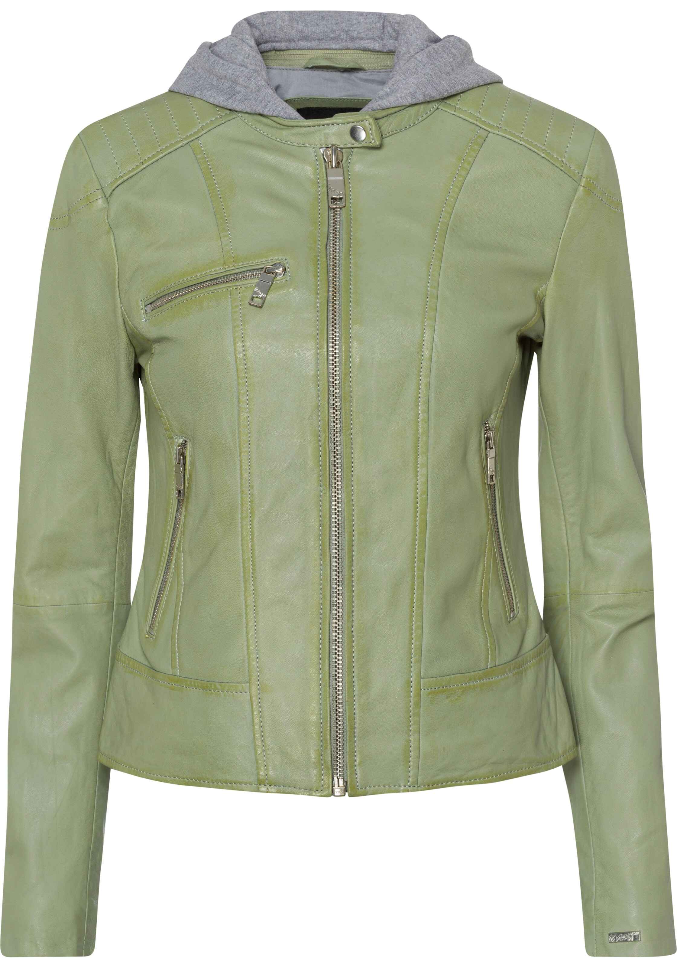 Maze Between-Season Jacket in Green: front