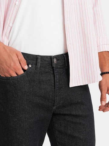 Ombre Regular Jeans in Zwart