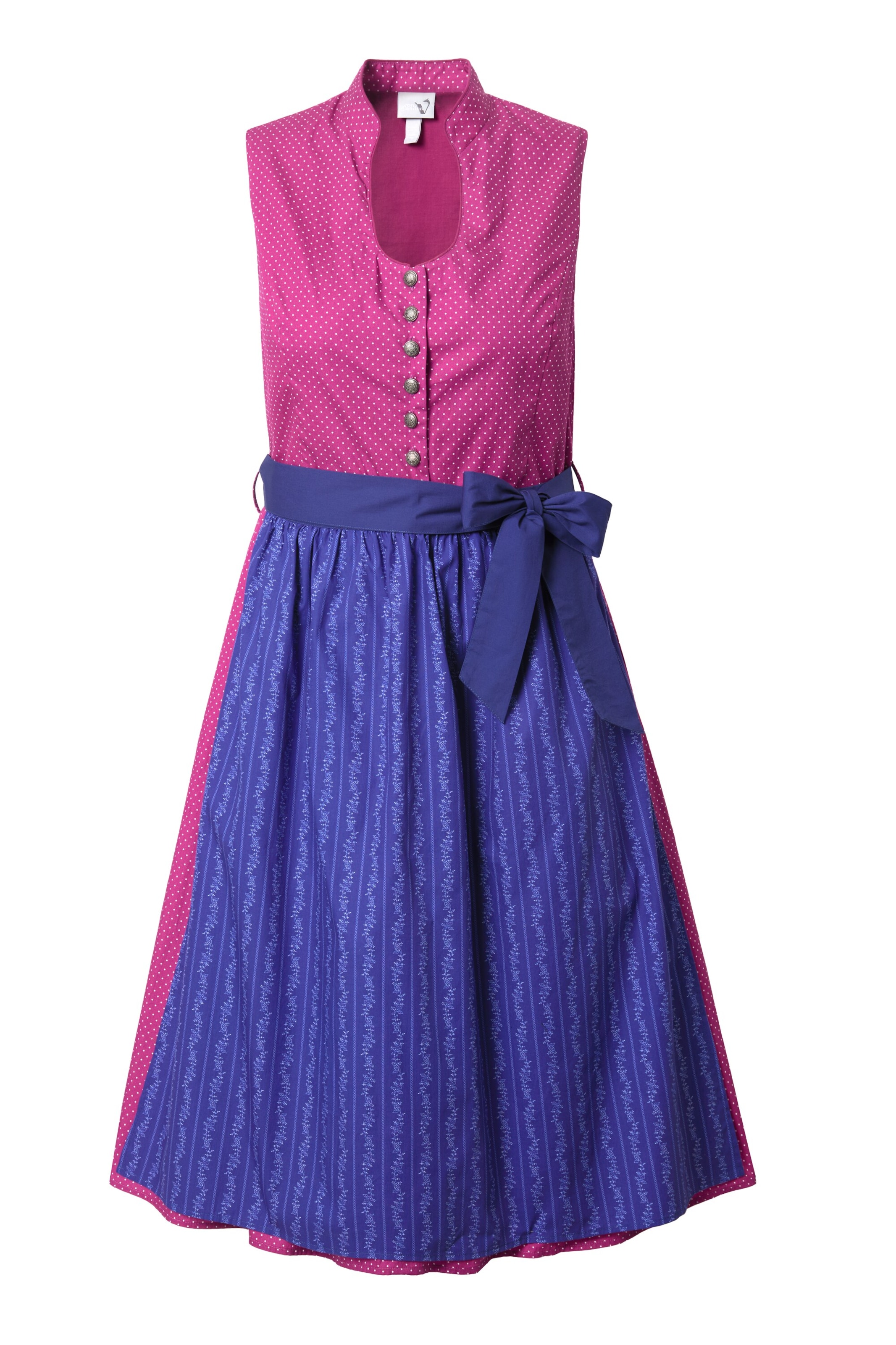 Ulla Popken Dirndl in Gemengde kleuren: voorkant