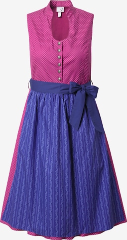 Ulla Popken Dirndl in Blue: front