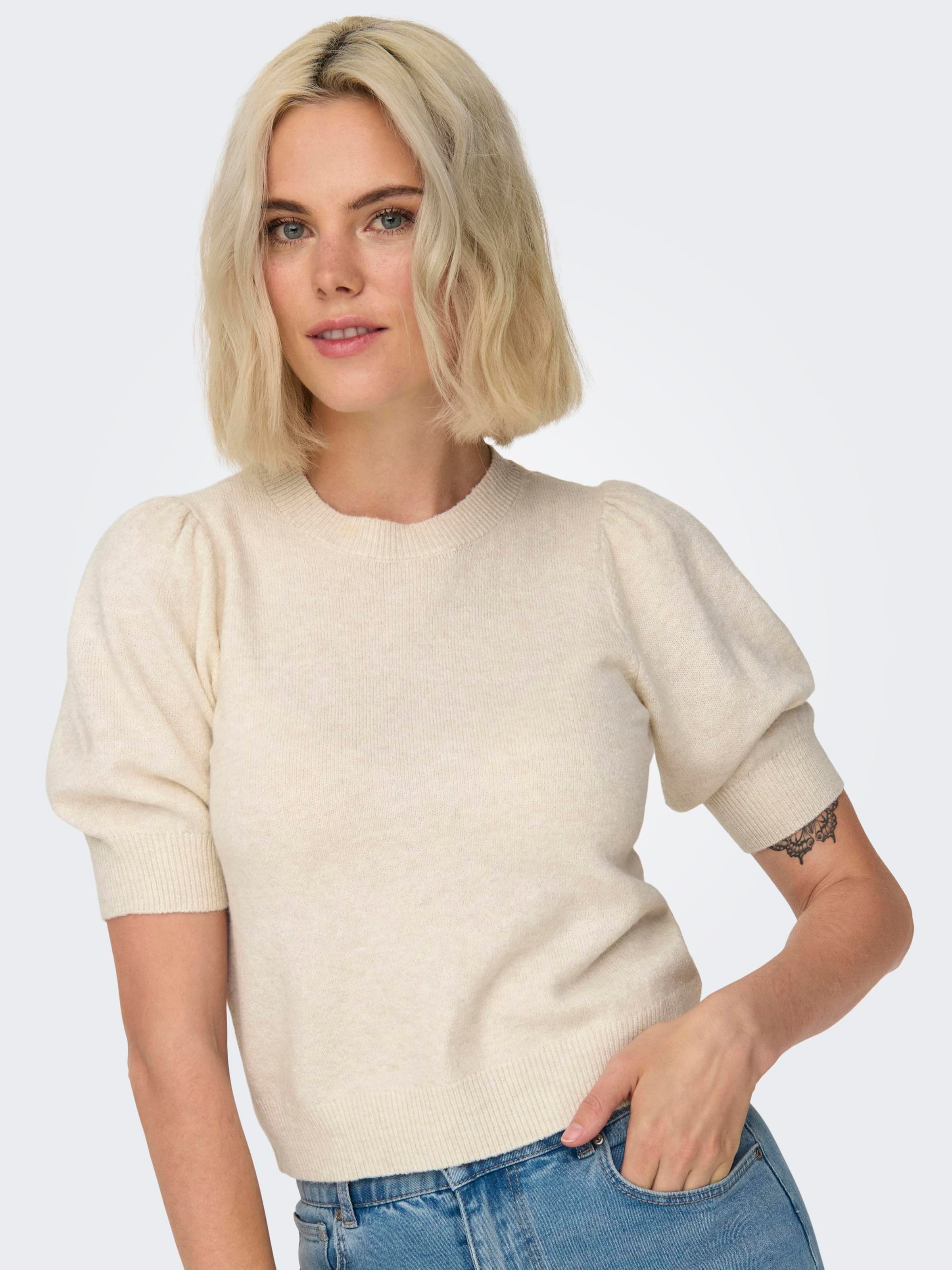 Half sleeve sweaters for ladies hotsell