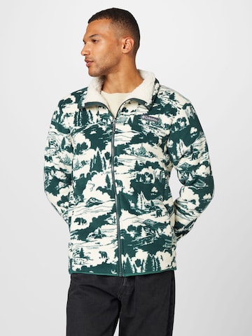 COLUMBIA Athletic fleece jacket 'Winter Pass' in Green: front
