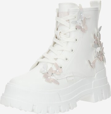 BUFFALO Ботинки на шнуровке 'ASPHA' в Белый: спереди