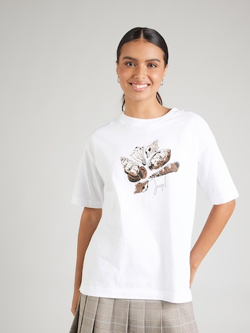 JOOP! T-shirt 'Tristiane' i vit: framsida