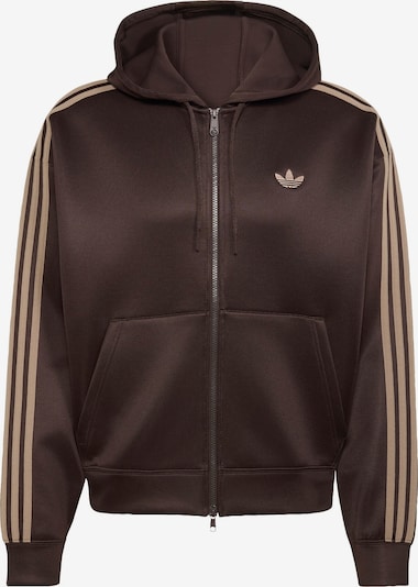 ADIDAS ORIGINALS Casaco em moletão 'Adicolor' em XS em caramelo / chocolate, Vista do artigo