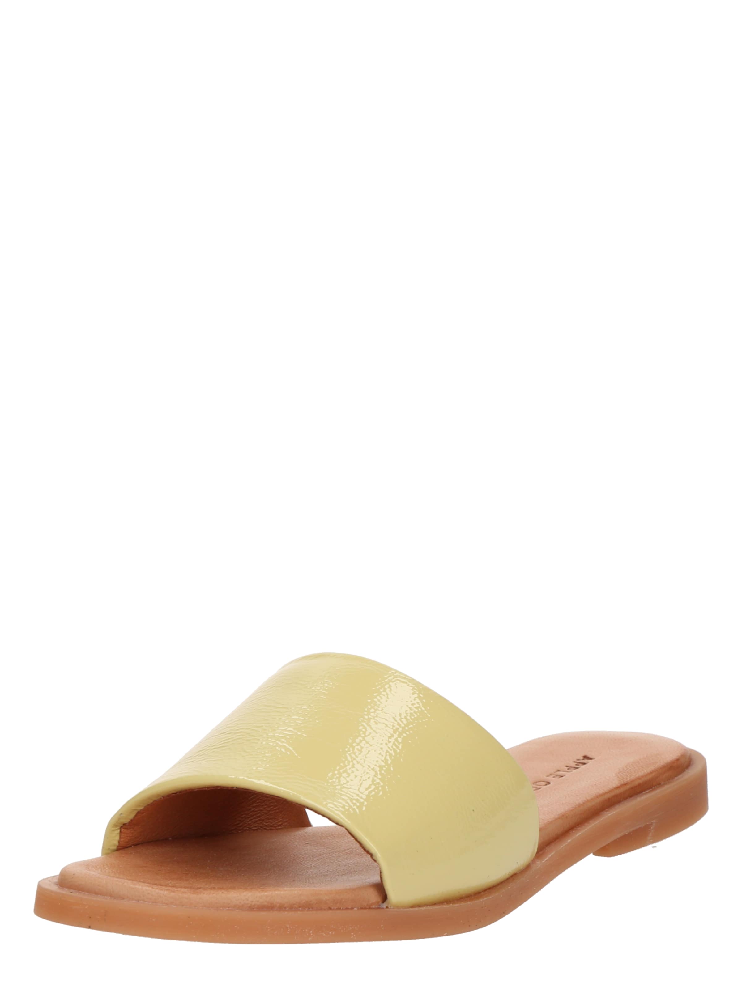 Mule 'AGNIS' Apple of Eden en jaune : devant