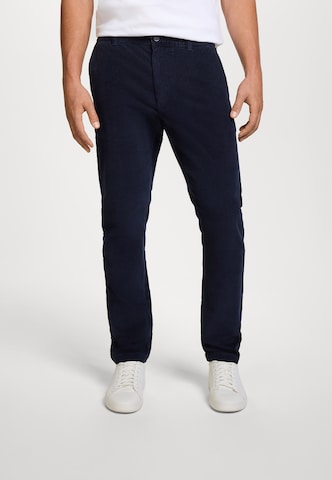 Kronstadt Regular Chino trousers 'Eben' in Blue: front
