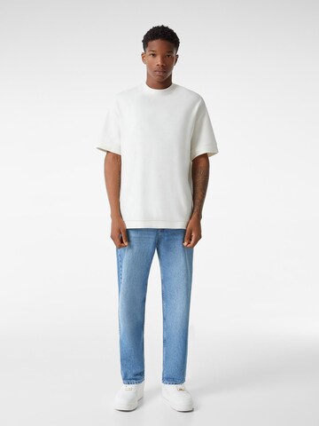 Bershka Loosefit Jeans in Blauw