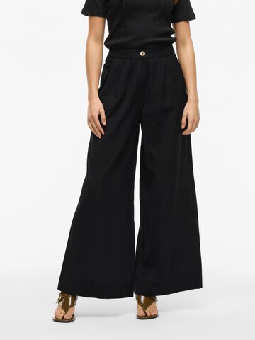Wide Leg Pantalon 'VIEtni' VILA en noir