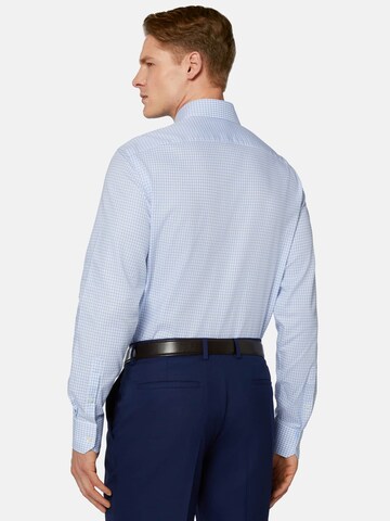 Boggi Milano Slim fit Overhemd in Blauw