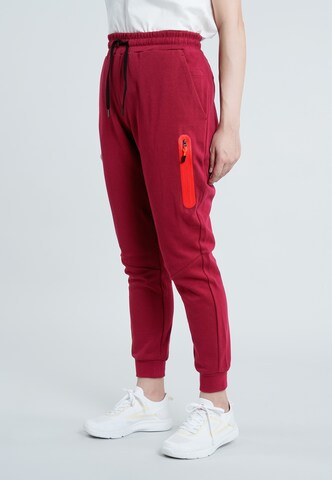 GIORDANO Tapered Pants 'Silvermark' in Red