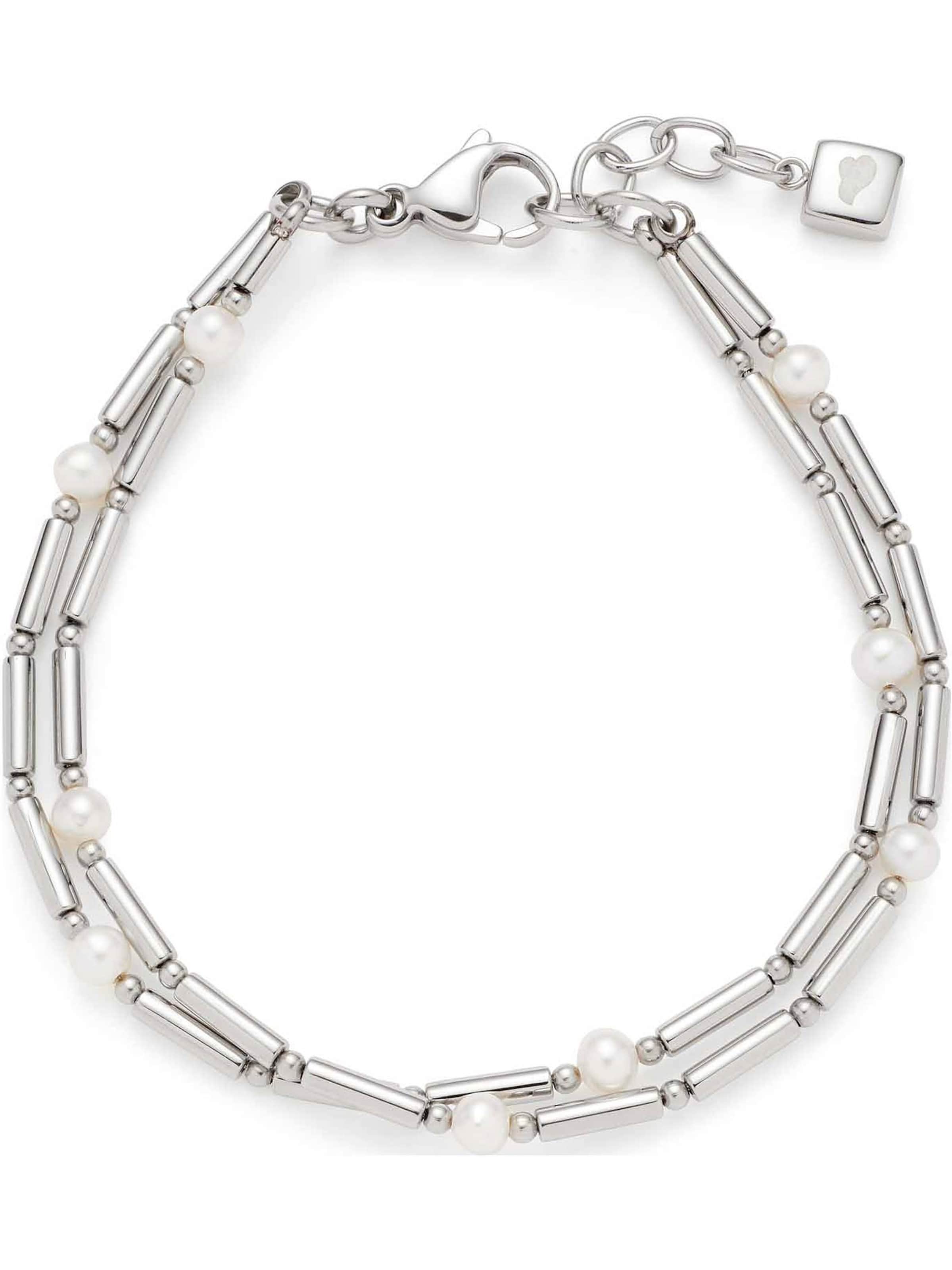 LEONARDO Bracelet in Silver: front