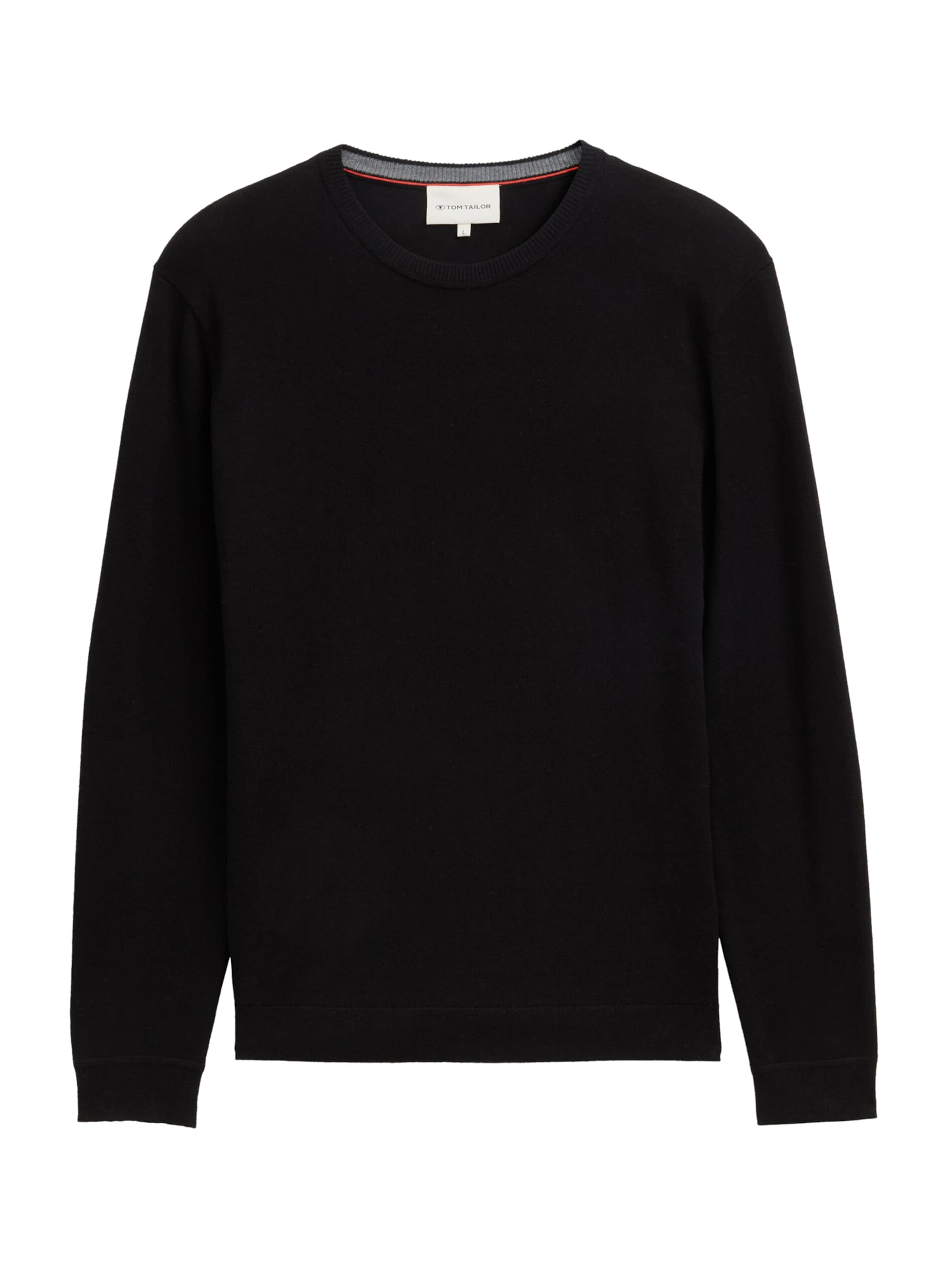 TOM TAILOR Pullover in Schwarz: Vorderseite