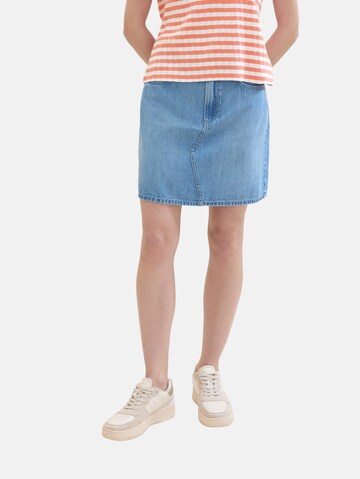 TOM TAILOR DENIM Skirt in Blue: front