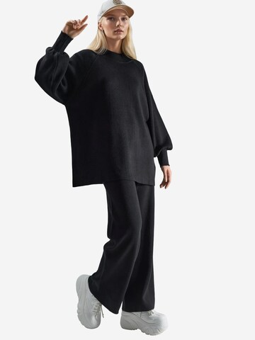 My fashion Hausanzug 'Strick-Koordinaten'‌‌‌ in Schwarz